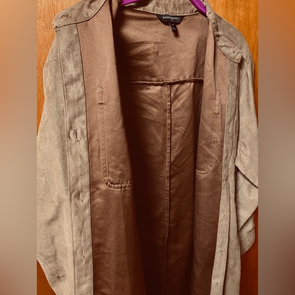 Banana Republic Vegan (Faux) Suede Shirt Dress - Picture 9 of 16